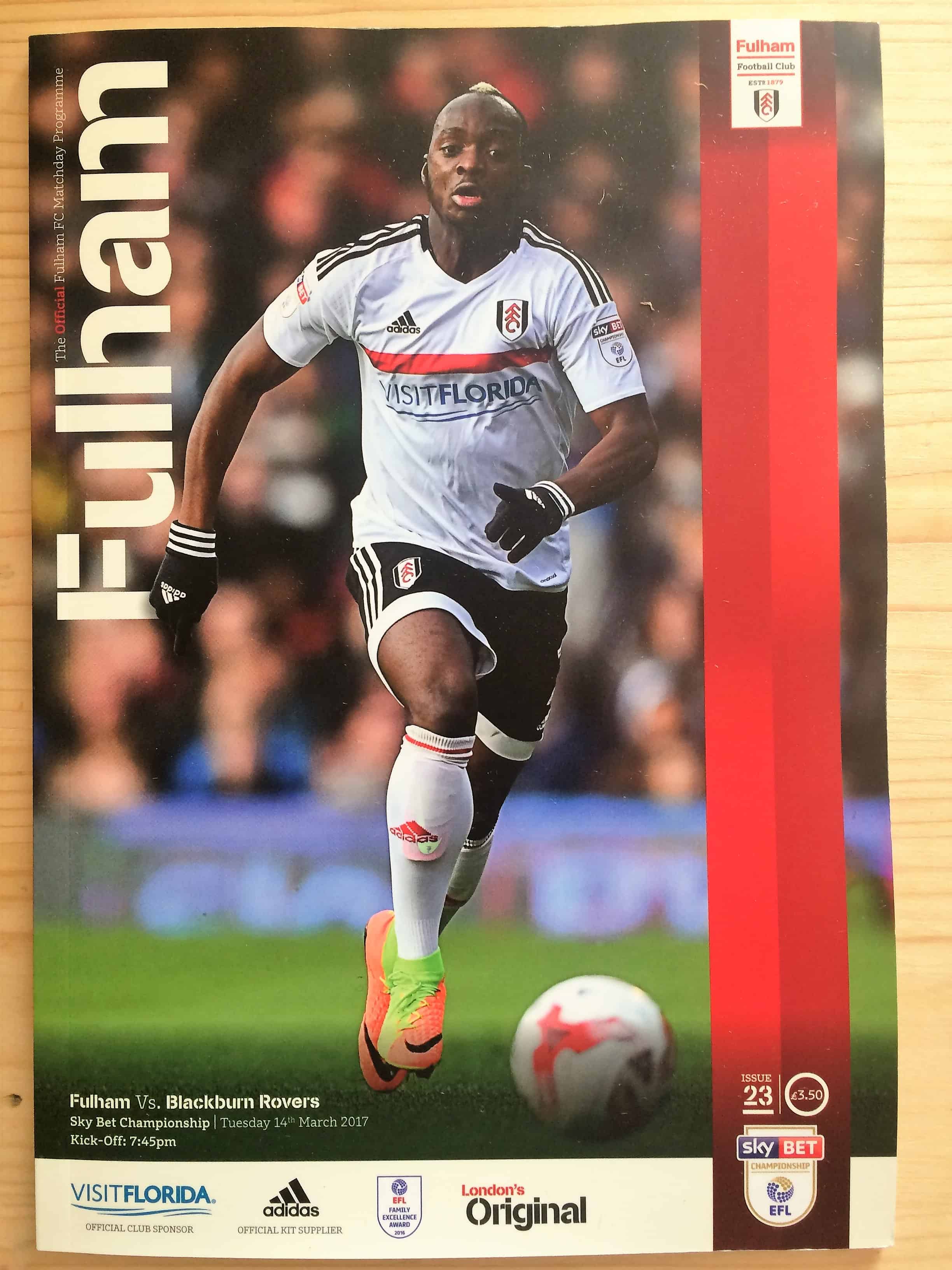 Fulham FC v Blackburn Rovers FC